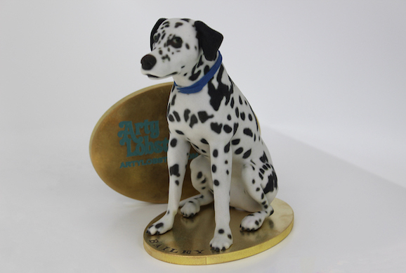 Arty Lobster dalmatian sculpture 3